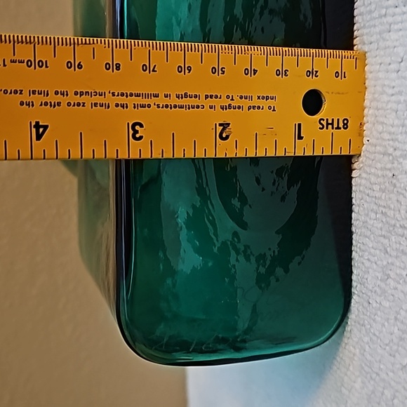 Blenko, 2000 Vintage Water bottle or called Two spouts Vase Seabreeze - Picture 7 of 9